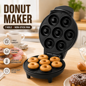Aerosac Donut Maker Elektrik Alat Pembuat Donat Mini 7 Lubang 700W - DM-10