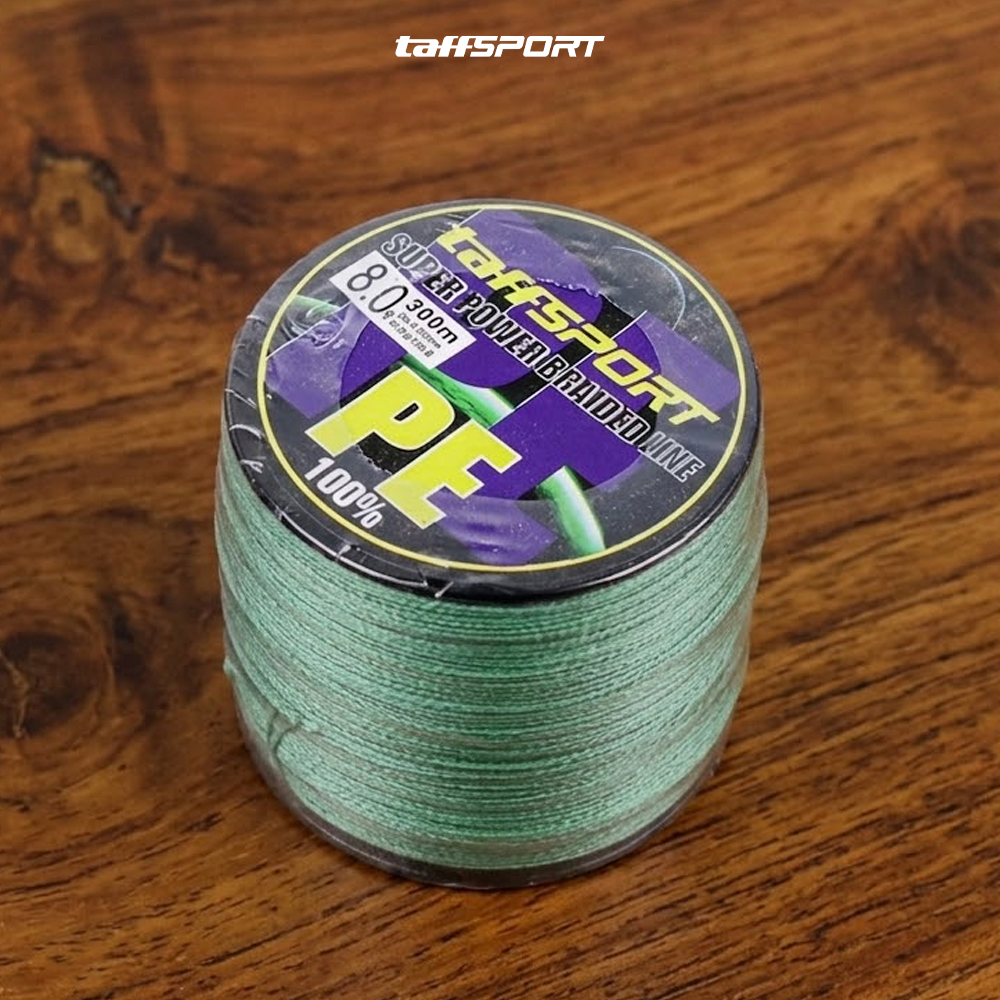 TaffSPORT Senar Tali Benang Pancing Fishing Line PE Braided 300M 8.0 - TF102 Gambar produk TaffSPORT Senar Tali Benang Pancing Fishing Line PE Braided 300M 8.0 - TF102 - Kemasan
