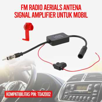 Gambar produk Podofo Antena Penguat Sinyal Radio FM Signal Amplifier untuk Mobil - ANT-208