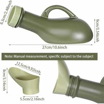 Gambar produk SEVENA Pispot Urinal Portable Botol Tempat Pipis Anti Bocor 1L - Y1300 - Kemasan