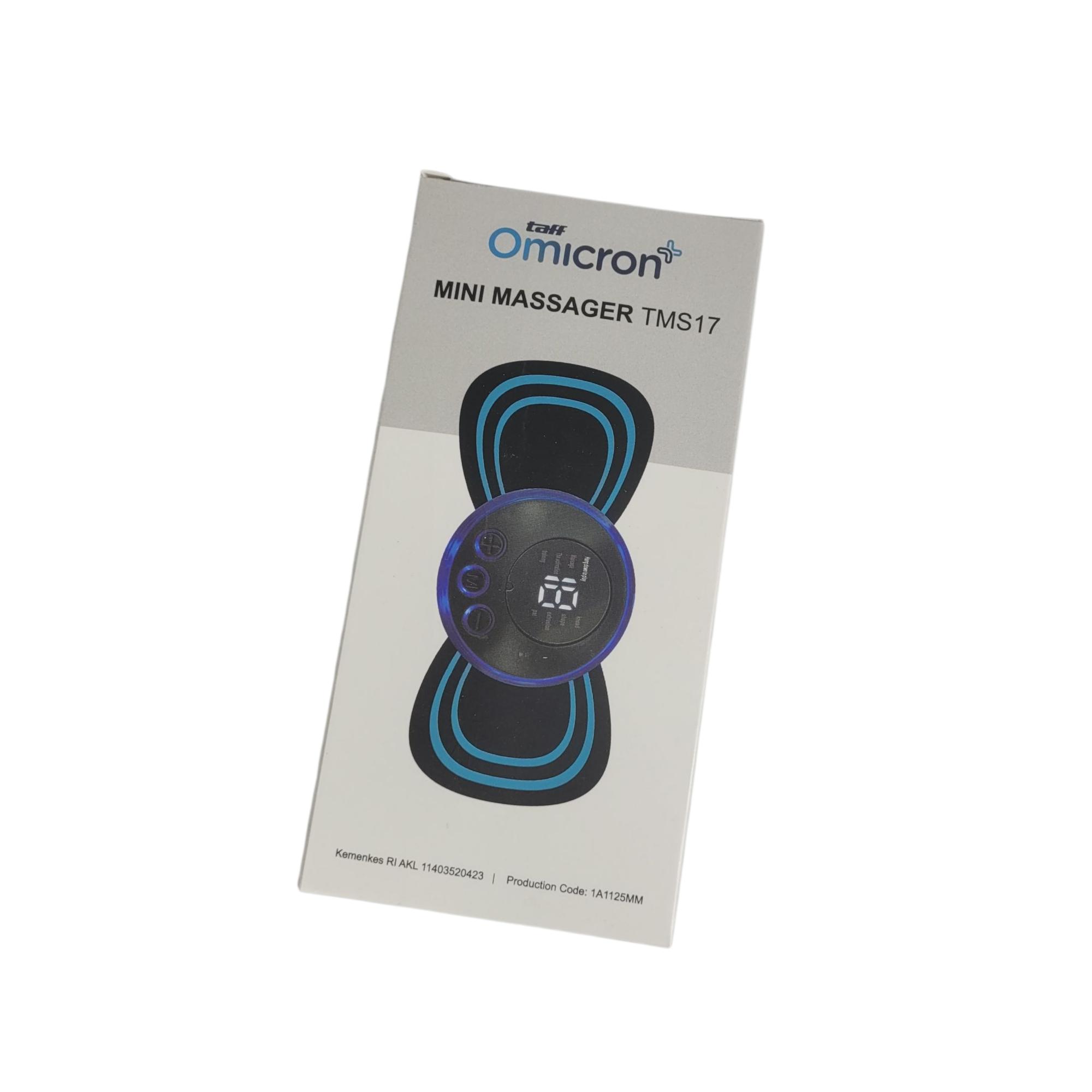 TaffOmicron Alat Pijat Elektrik Tempel EMS Terapi Leher Massager - TMS17 Gambar produk TaffOmicron Alat Pijat Elektrik Tempel EMS Terapi Leher Massager - TMS17 - Kemasan