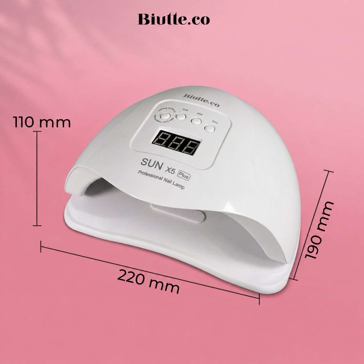 Biutte.co Pengering Kutek Kuku UV LED Nail Dryer 72 W 36 LED - SUN X5 Plus Gambar produk Biutte.co Pengering Kutek Kuku UV LED Nail Dryer 72 W 36 LED - SUN X5 Plus - 6