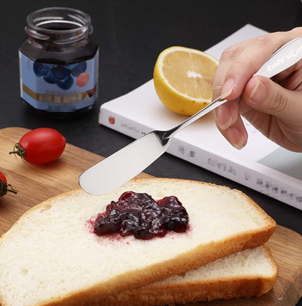 TaffHOME Pisau Mentega Selai Jam Spread Stainless Steel Butter Knife - Z15 Gambar produk TaffHOME Pisau Mentega Selai Jam Spread Stainless Steel Butter Knife - Z15 - Utama