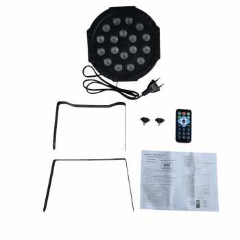 Gambar produk SHIELD Lampu Panggung LED Remote Control Stage Light DMX512 RGBW 18W - SH18W - 7