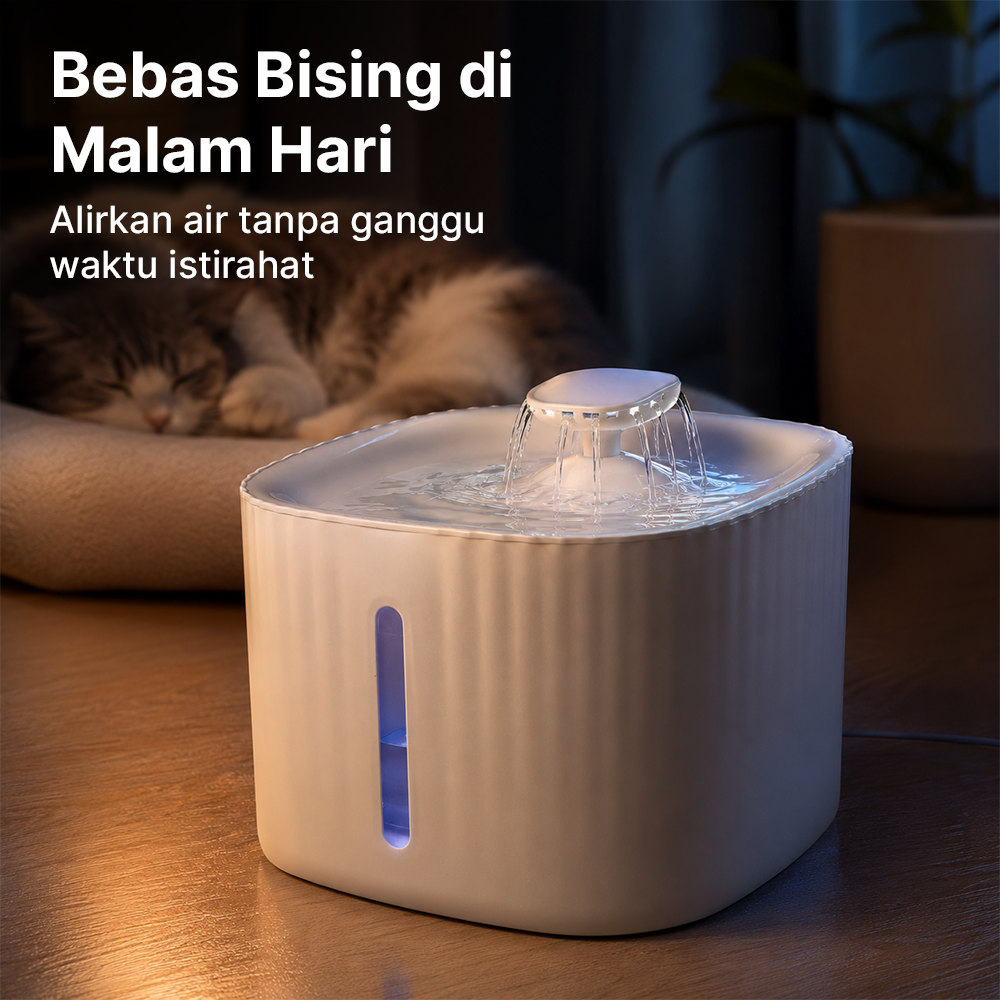 Junzipet Water Dispenser Tempat Minum Anjing Kucing 3L - EZ-1002 Gambar produk Junzipet Water Dispenser Tempat Minum Anjing Kucing 3L - EZ-1002 - 5