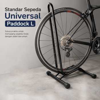 TaffSPORT Standar Sepeda Universal Paddock L Standing Bike Display - L149