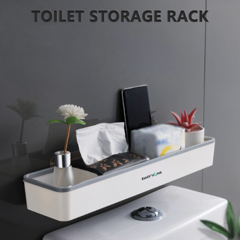 TaffHOME Rak Dinding Kamar Mandi Organizer Rack Stable and Firm 41.5cm - SQ-5305