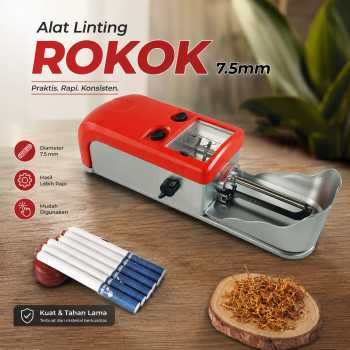 UKETA Alat Linting Rokok Elektrik Tobacco Rolling Machine Adjust 7.5mm - UK26