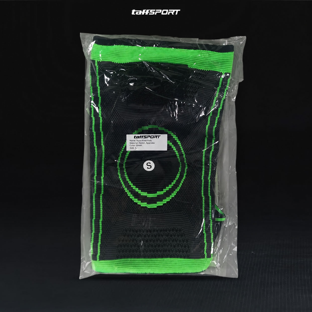 TaffSPORT Deker Pelindung Lutut Compression Kneepad Gym Fitness 1 PCS S - SS7 Gambar produk TaffSPORT Deker Pelindung Lutut Compression Kneepad Gym Fitness 1 PCS S - SS7 - Kemasan
