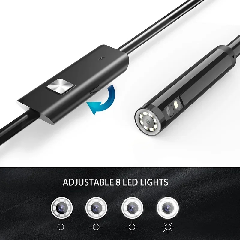 Anduroi Kamera Endoskop Industrial Borescope 3in1 1200P 2MP IP68 5M - AN100 Gambar produk Anduroi Kamera Endoskop Industrial Borescope 3in1 1200P 2MP IP68 5M - AN100 - 3