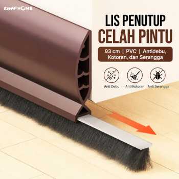 TaffHOME Lis Penutup Celah Pintu Penghalang Debu Door Bottom Seal 93cm - T930