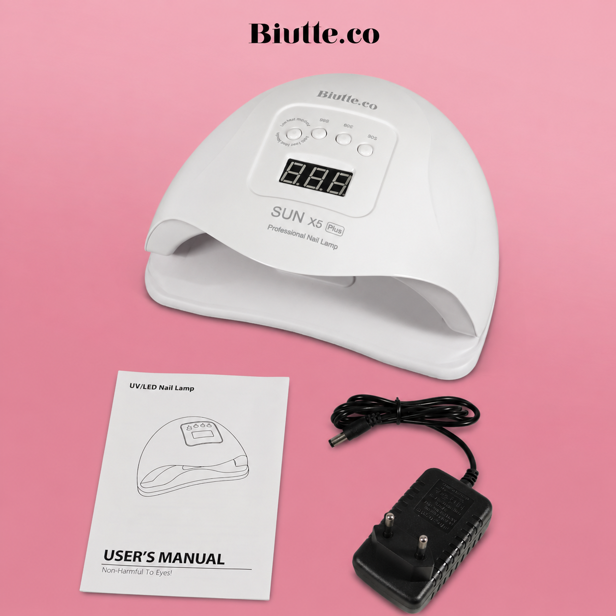Biutte.co Pengering Kutek Kuku UV LED Nail Dryer 72 W 36 LED - SUN X5 Plus Gambar produk Biutte.co Pengering Kutek Kuku UV LED Nail Dryer 72 W 36 LED - SUN X5 Plus - 7