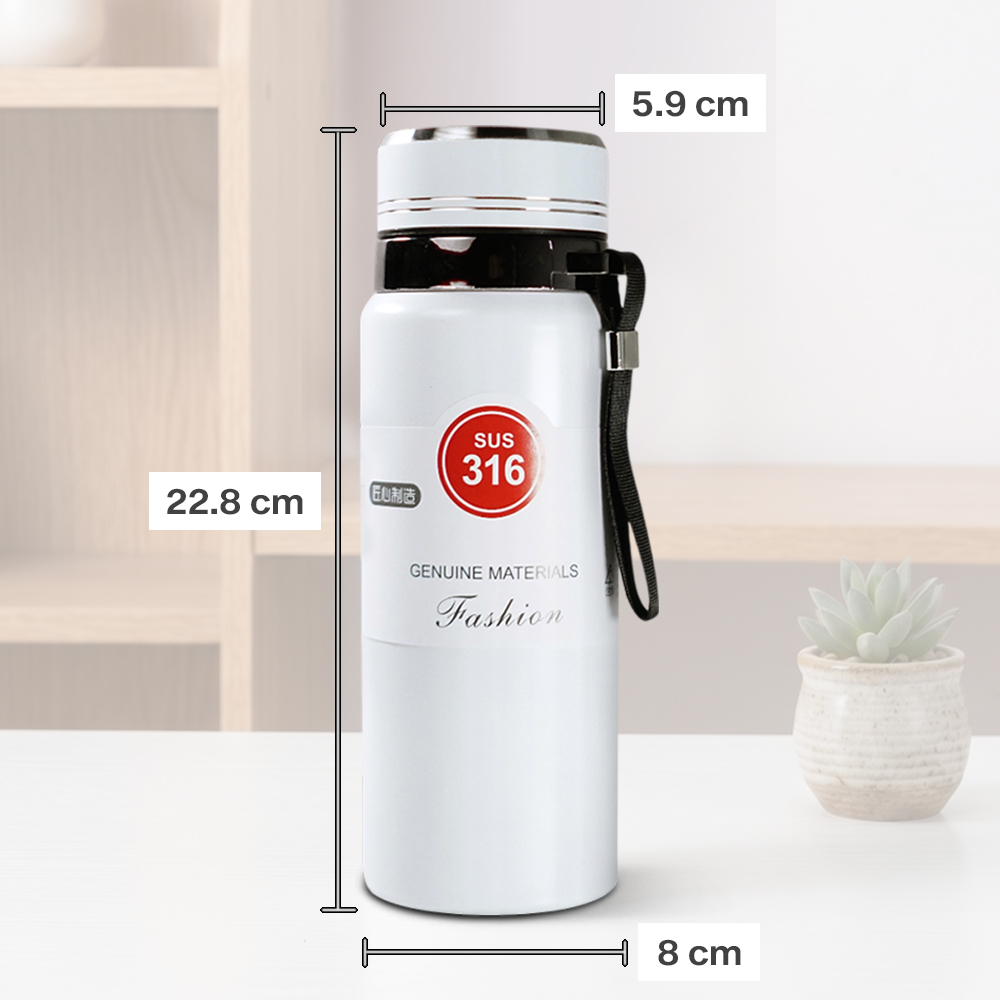 BOUTH Botol Minum Termos Tumbler Air Double Wall Stainless Steel 800ml - A1A5 Gambar produk BOUTH Botol Minum Termos Tumbler Air Double Wall Stainless Steel 800ml - A1A5 - 7