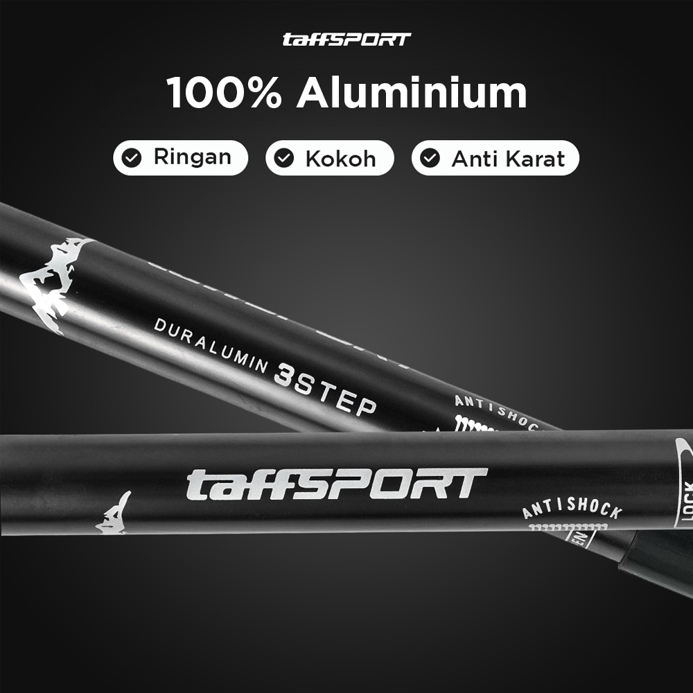 TaffSPORT Alat Bantu Mendaki Trekking Pole Alpenstocks Climbing Tool - ODIN Gambar produk TaffSPORT Alat Bantu Mendaki Trekking Pole Alpenstocks Climbing Tool - ODIN - 3
