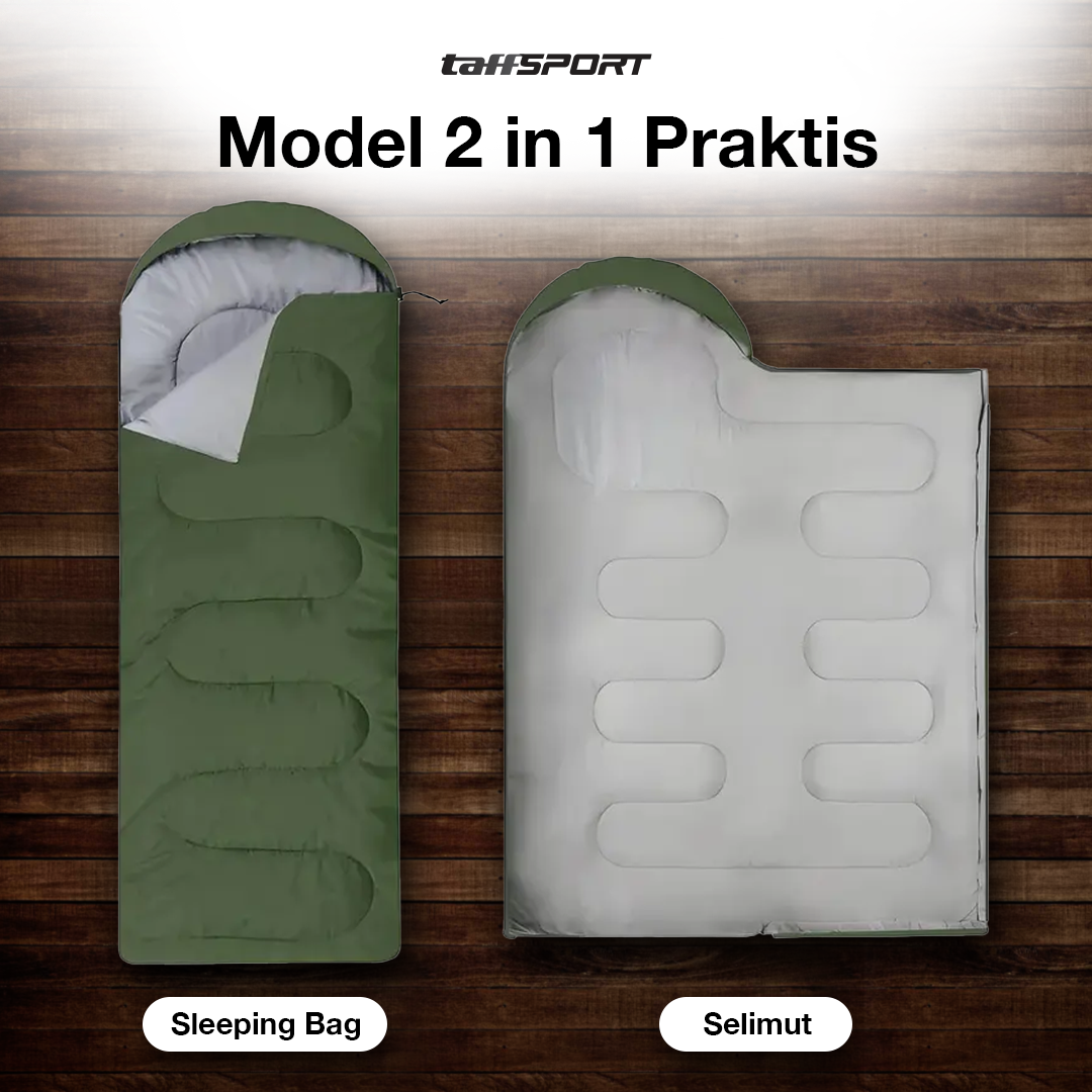 Gambar produk TaffSPORT Kasur Lipat Portable Camping Sleeping Bag Outdoor Hiking - TAF-KL - 2