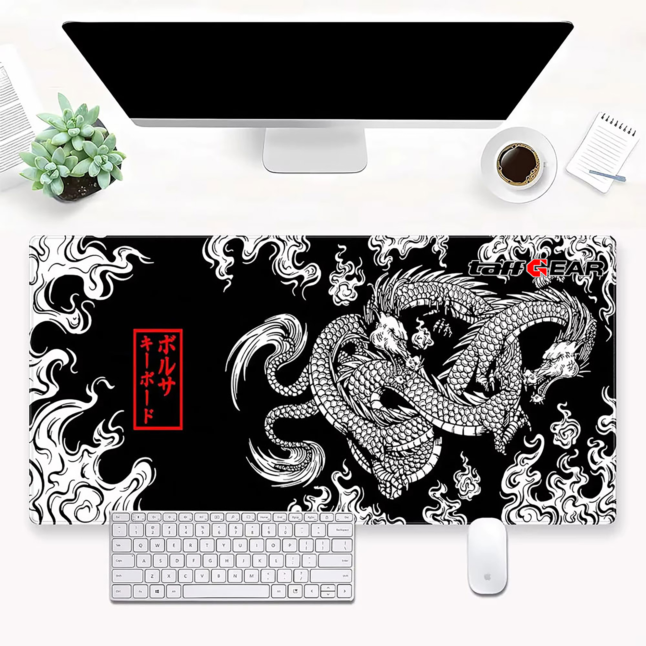 TaffGEAR Mouse Pad Gaming Japanese Dragon Desk Mat 300x600x3mm - M35 Gambar produk TaffGEAR Mouse Pad Gaming Japanese Dragon Desk Mat 300x600x3mm - M35 - 5