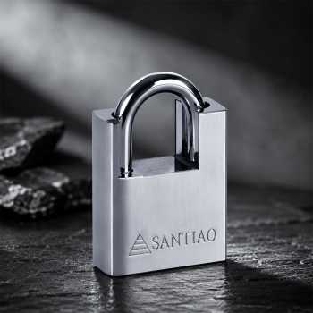Gambar produk SANTIAO Gembok Rumah Anti Maling House Half Pack Lock Hardened Steel - ST-050
