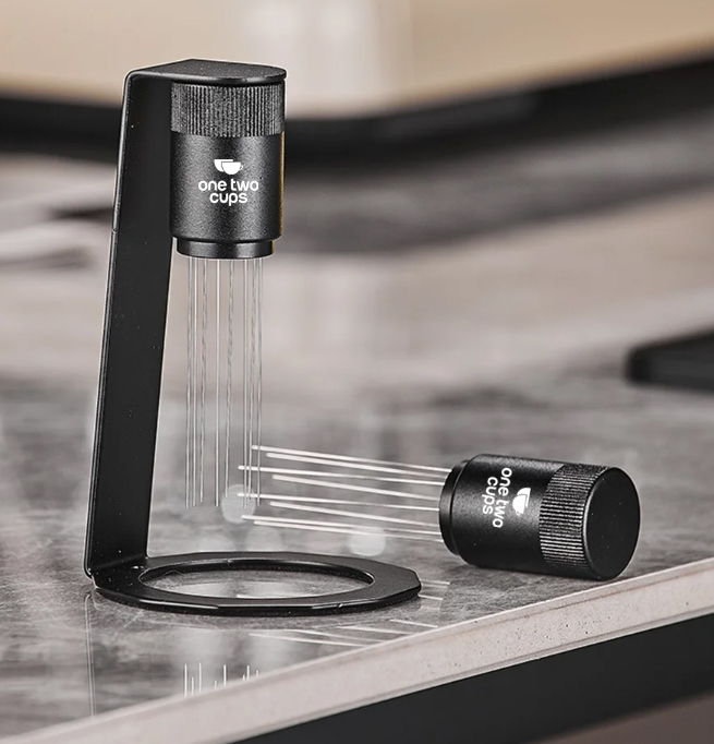 One Two Cups Jarum Kopi Espresso WDT 8 Needle Distribution Espresso - MD-689 Gambar produk One Two Cups Jarum Kopi Espresso WDT 8 Needle Distribution Espresso - MD-689 - 7