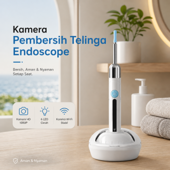 BYSE Kamera Pembersih Telinga Korek Kuping Otoskop Endoscope HD WiFi - Y30