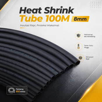 KH Selongsong Pelapis Kabel Insulasi Heat Shrink Tube 100M - K-120