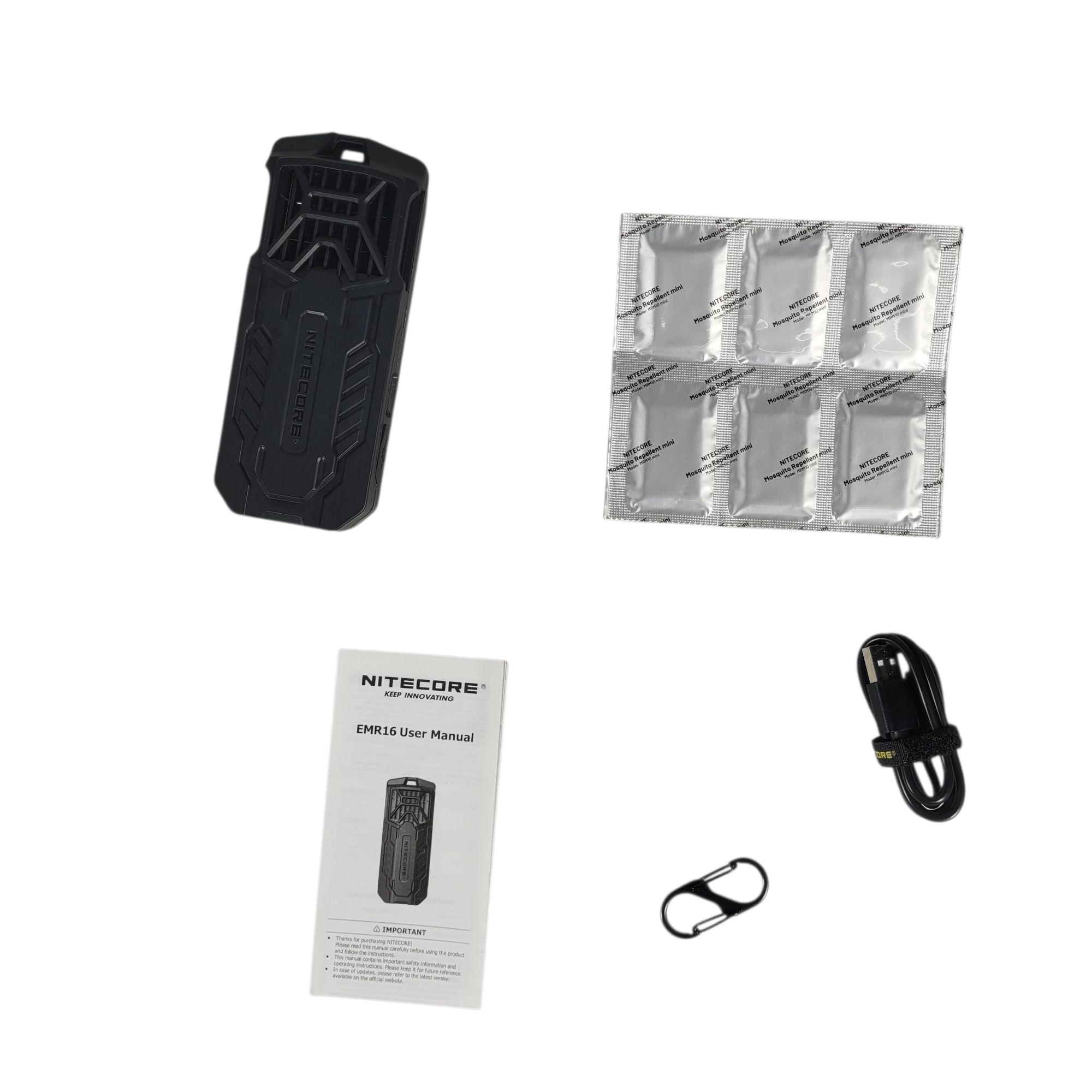 NITECORE Alat Pengusir Nyamuk Elektrik Mosquito Repeller 5200mAh - EMR16 Gambar produk NITECORE Alat Pengusir Nyamuk Elektrik Mosquito Repeller 5200mAh - EMR16 - 8