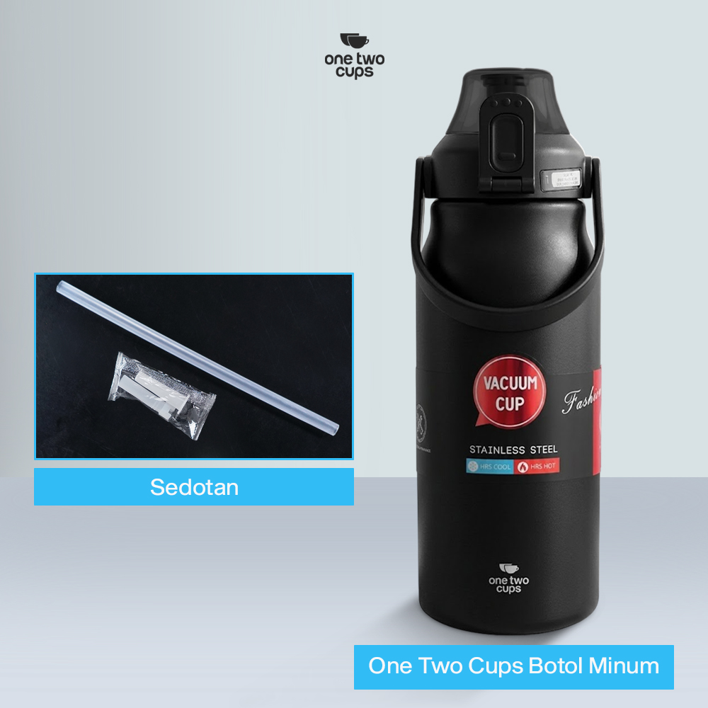 One Two Cups Botol Minum Tumbler Air Panas Dingin Double Spout 1.7L - ZY269 Gambar produk One Two Cups Botol Minum Tumbler Air Panas Dingin Double Spout 1.7L - ZY269 - 8