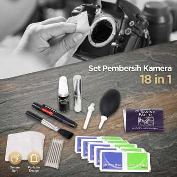 WILLKEY Set Pembersih Kamera Camera Cleaning Kit 18in1 - 19452