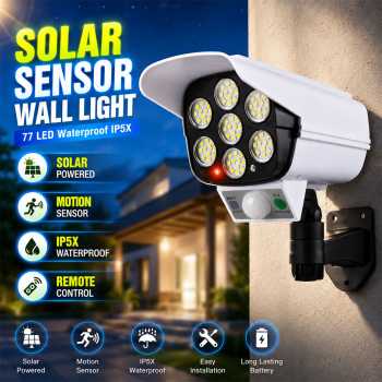 Generic Lampu Dinding Solar Sensor LED PIR CCTV Waterproof - 2178T