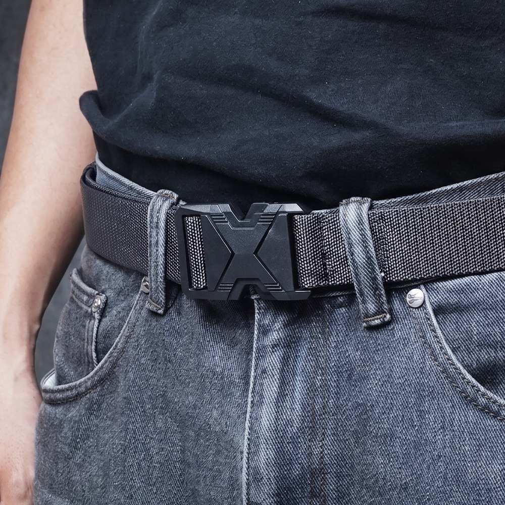 GLD Gesper Tali Ikat Pinggang Pria Nilon Plastik Tactical Belt 120cm - G087 Gambar produk GLD Gesper Tali Ikat Pinggang Pria Nilon Plastik Tactical Belt 120cm - G087 - 5