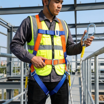 Gambar produk Stroux Safety Full Body Harness Protection Belt 1.6M Rope Type O Hooks - SRX22 - 5