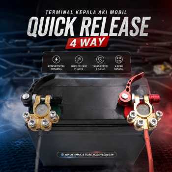 SINGARO Terminal Kepala Aki Mobil 4 Way Clamps Quick Release - SG102