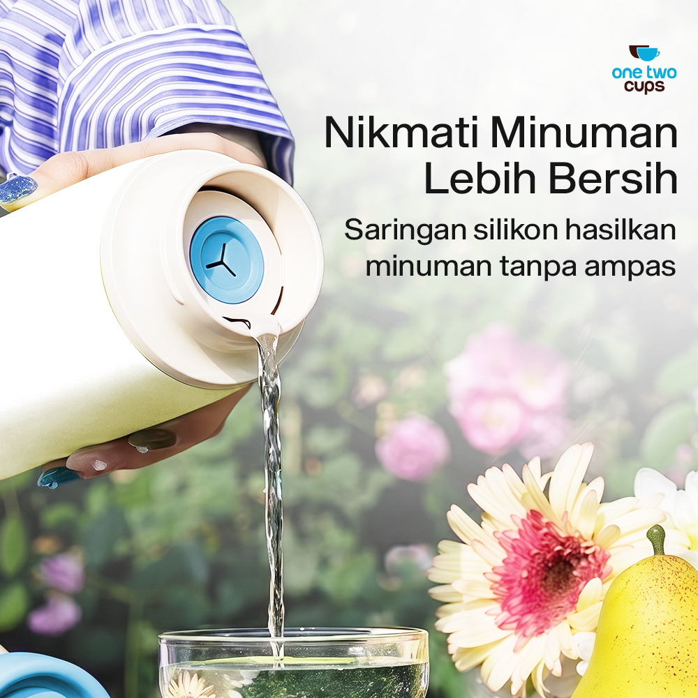 One Two Cups Botol Minum Tumbler Air BPA Free Stainless Steel 520ml - CL520 Gambar produk One Two Cups Botol Minum Tumbler Air BPA Free Stainless Steel 520ml - CL520 - 1