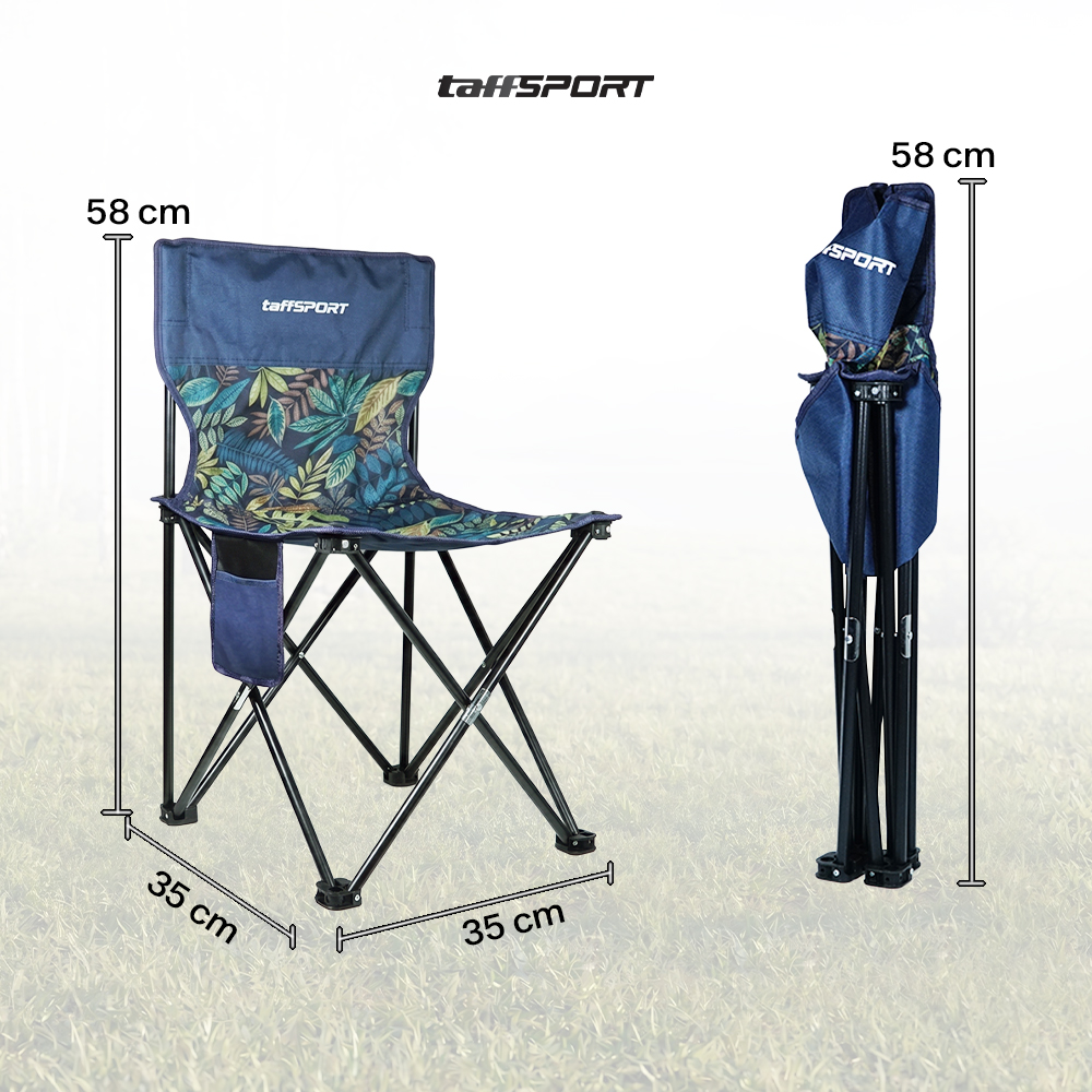 Gambar produk TaffSPORT Kursi Lipat Outdoor Camping Portable Oxford Folding Chair M - OL3336 - 7