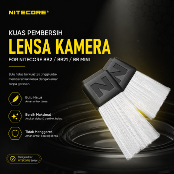 NITECORE Kuas Pembersih Lensa Kamera Lens Brush for BB2 BB21 BB Mini - NIA003