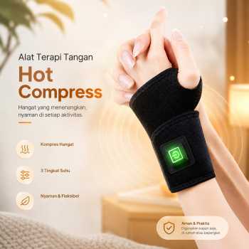 JOCESTYLE Alat Terapi Tangan Hot Compress Wrist Brace Pain Relief USB - JC40