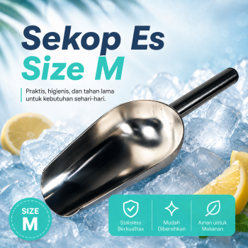 TaffHOME Sekop Es Measure Scoop Sweet Candy Buffet Stainless Steel 201 - CAN02