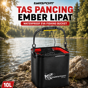 TaffSPORT Tas Pancing Ember Lipat Waterproof EVA Fishing Bucket 10L - WF154