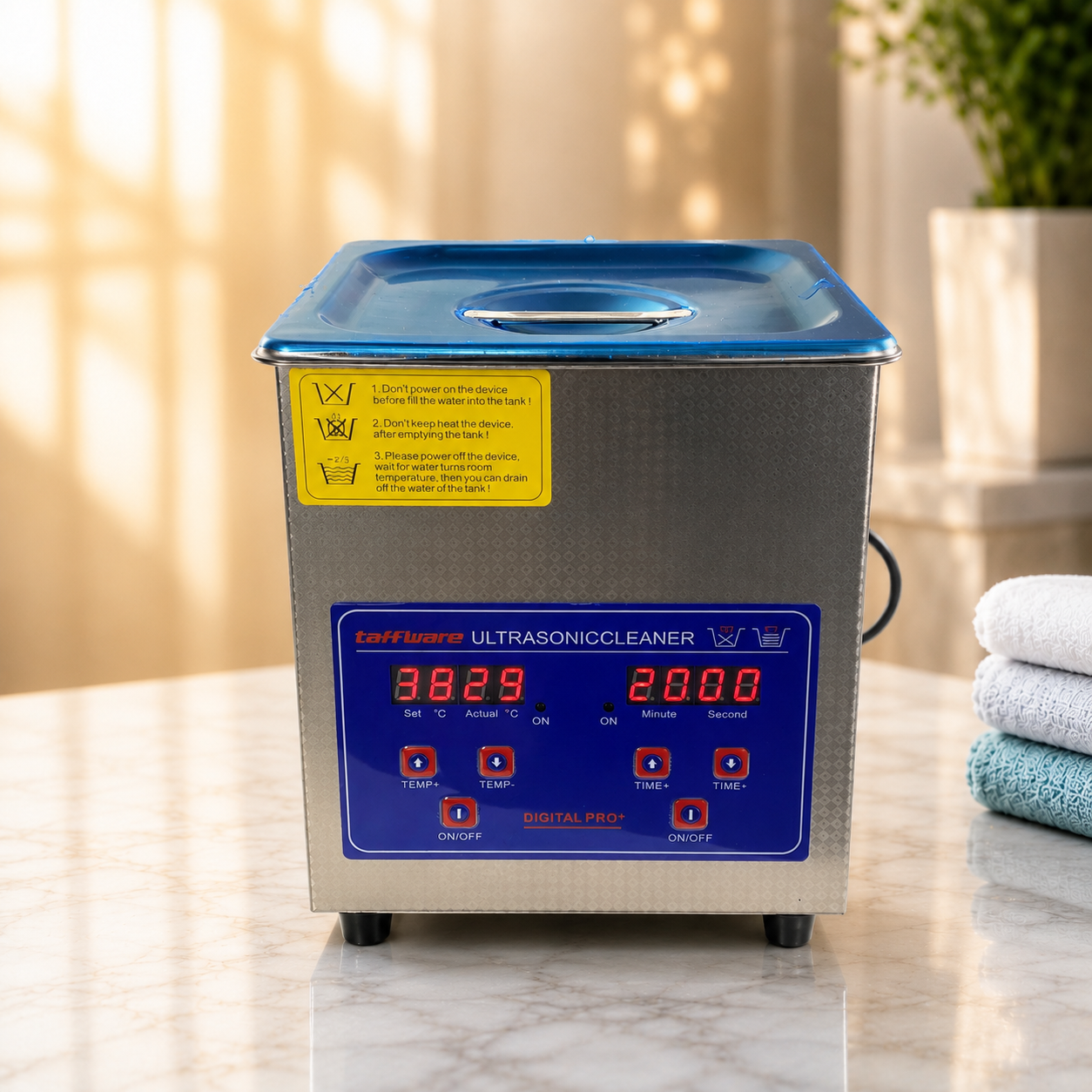 Taffware Mesin Pembersih Perhiasan Ultrasonic Cleaner 2L 60W - KZ-D2 Gambar produk Taffware Mesin Pembersih Perhiasan Ultrasonic Cleaner 2L 60W - KZ-D2 - 1