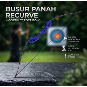 WOLFY Busur Panah Recurve Archery Bow - 36217