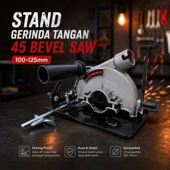 Taffware Stand Gerinda Tangan Adjustable 45 Bevel Saw 100-125mm - DB16