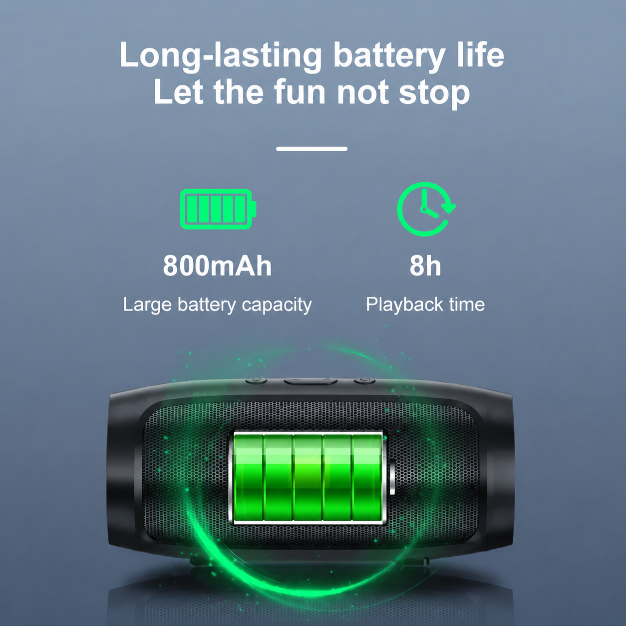 Mengear Speaker Bluetooth Portable Surroud Sound HiFi 800mAh 6W - S50 Gambar produk Mengear Speaker Bluetooth Portable Surroud Sound HiFi 800mAh 6W - S50 - Kemasan