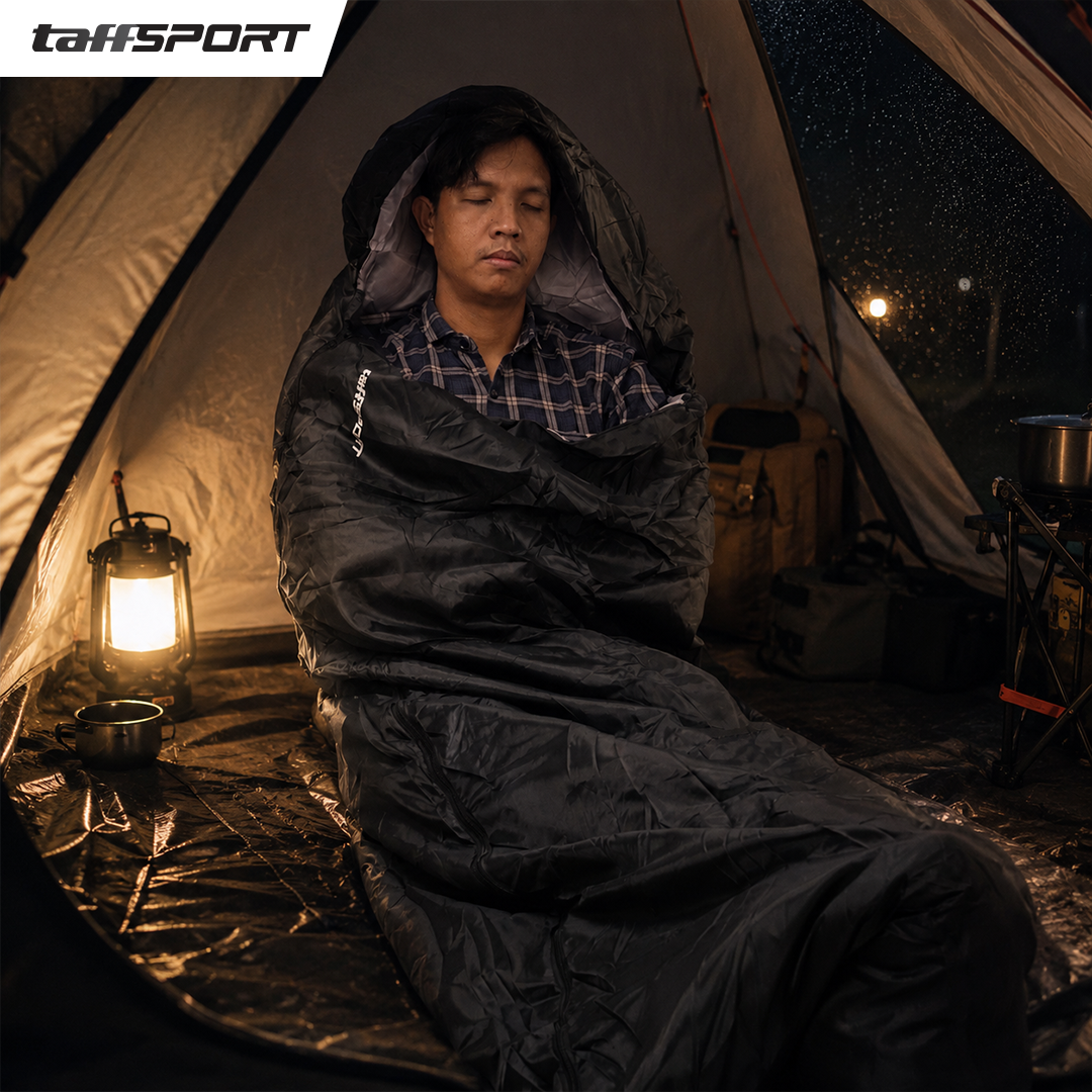 Gambar produk TaffSPORT Kantong Tidur Sleeping Bag 2in1 Envelope Model 2.1Mx75cm - INU117 - 7