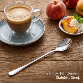 Gambar produk KANNERT Sendok Teh Dessert Gagang Panjang Long Spoon Stainless Steel - RR-11