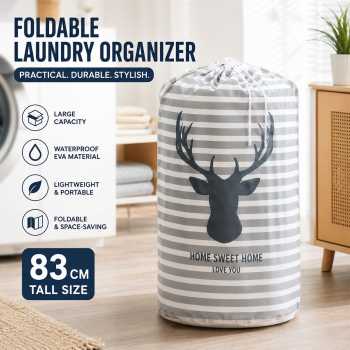 AsyPets Keranjang Pakaian Kotor Foldable Laundry Organizer EVA 83cm - DR230