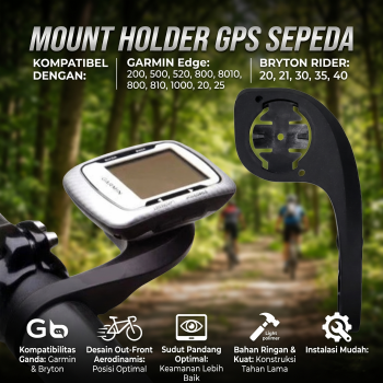 SRAM Mount Holder GPS Sepeda for Garmin Edge 200/500/520