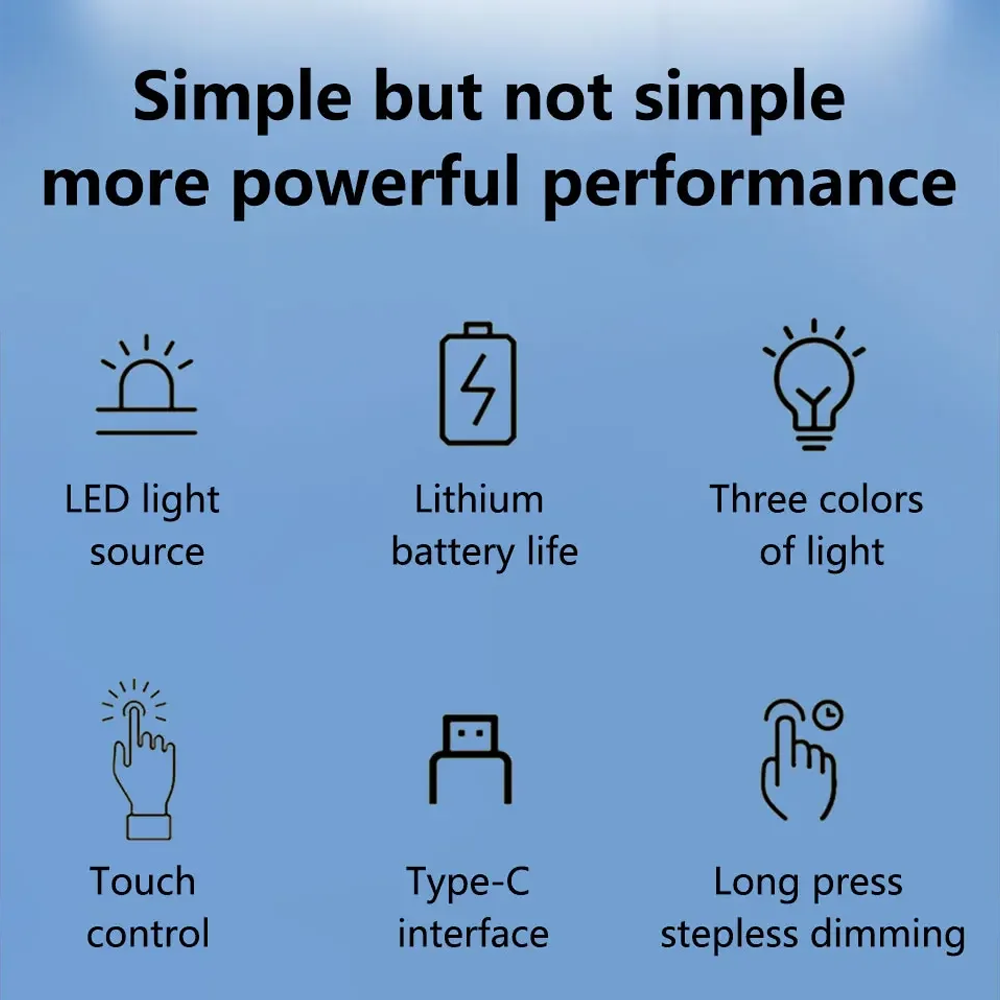 TaffLED Lampu Meja Hias Touch Lamp Restaurant Bar 3in1 Color 1200mAh - TW60 Gambar produk TaffLED Lampu Meja Hias Touch Lamp Restaurant Bar 3in1 Color 1200mAh - TW60 - 1