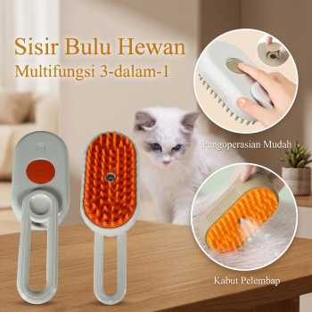 Ciput Sisir Bulu Hewan Pet Comb Cat Dog Spray Massage Grooming Comb - INU180