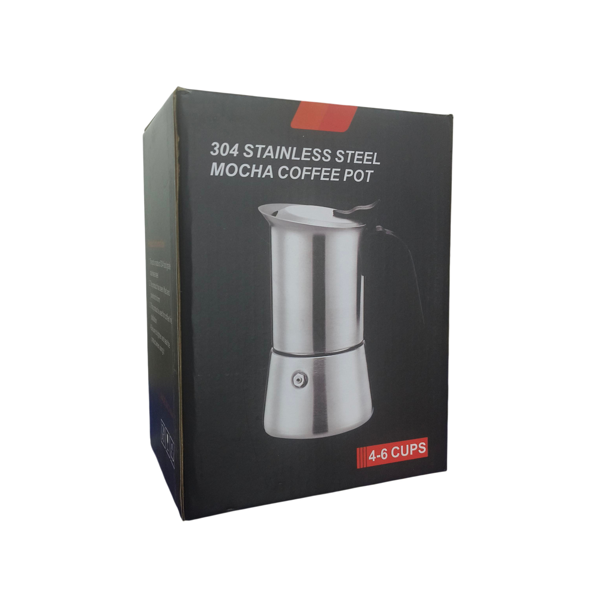 HSB Moka Pot Teko Kopi Espresso Coffee Maker Stovetop Dual Valve 300ml - Z60 Gambar produk HSB Moka Pot Teko Kopi Espresso Coffee Maker Stovetop Dual Valve 300ml - Z60 - Kemasan