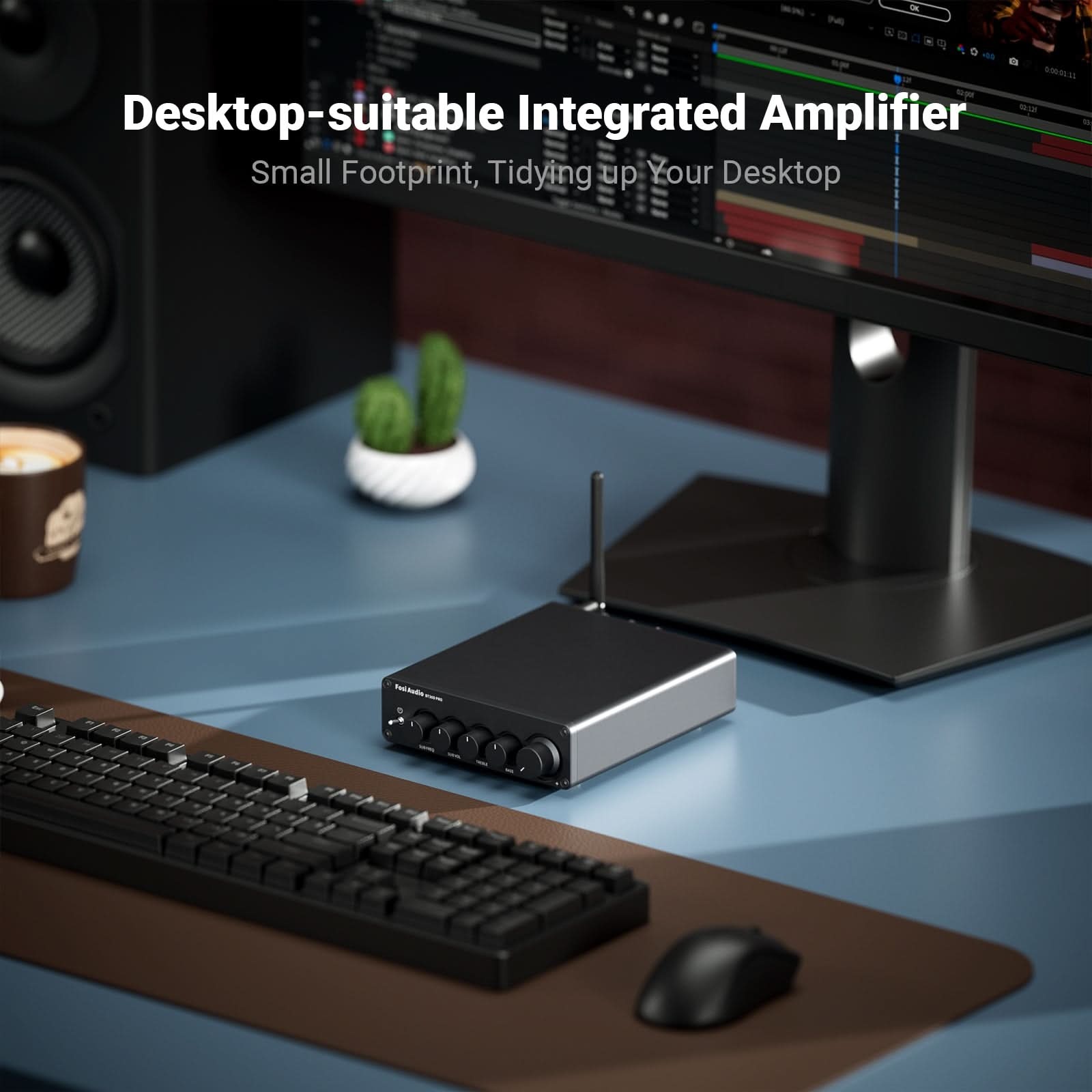 Fosi Audio Amplifier Bluetooth 5.0 HiFi 2.1 Channel 165x2+350W TPA3255 - BT30D PRO-MAX Gambar produk Fosi Audio Amplifier Bluetooth 5.0 HiFi 2.1 Channel 165x2+350W TPA3255 - BT30D PRO-MAX - 4