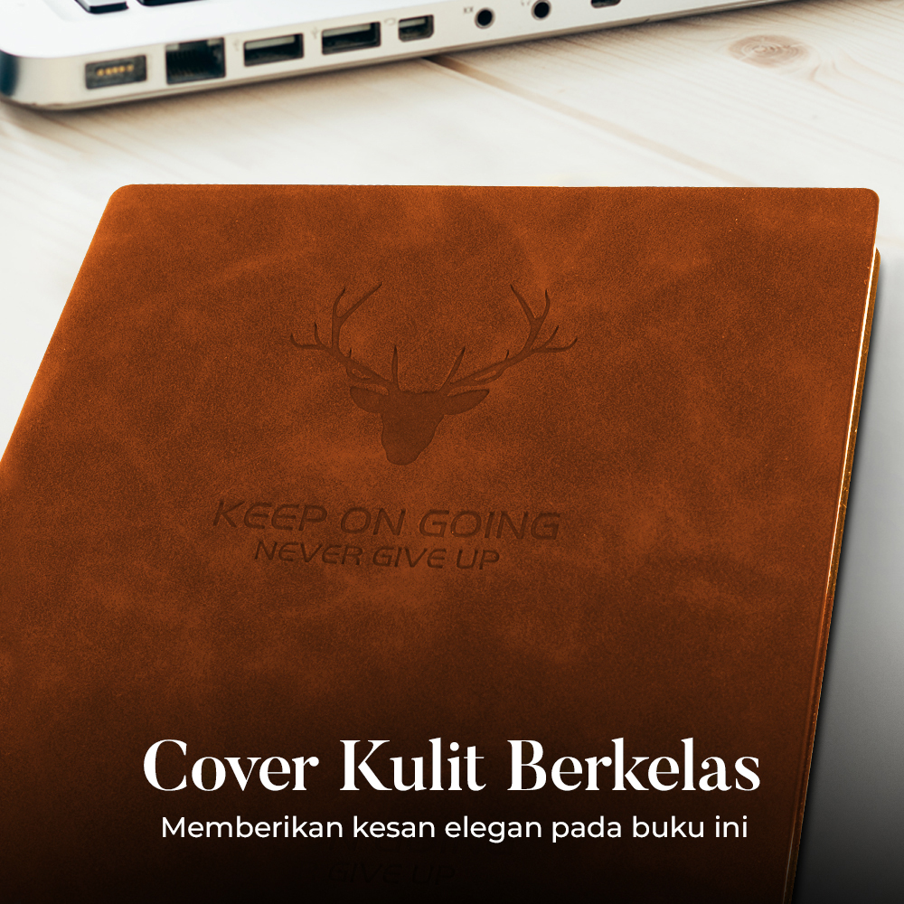 Toddi Buku Jurnal Leather Notebook Diary 68GSM 200 Halaman Lined A5 - CW-50 Gambar produk Toddi Buku Jurnal Leather Notebook Diary 68GSM 200 Halaman Lined A5 - CW-50 - 3